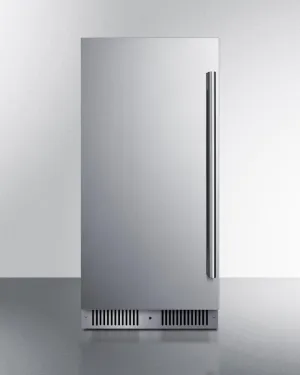 Summit SDHR1534LHD 15" Wide Built-In All-Refrigerator