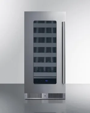 Summit SDHW1532LHD 15" Wide Built-In Wine Cellar