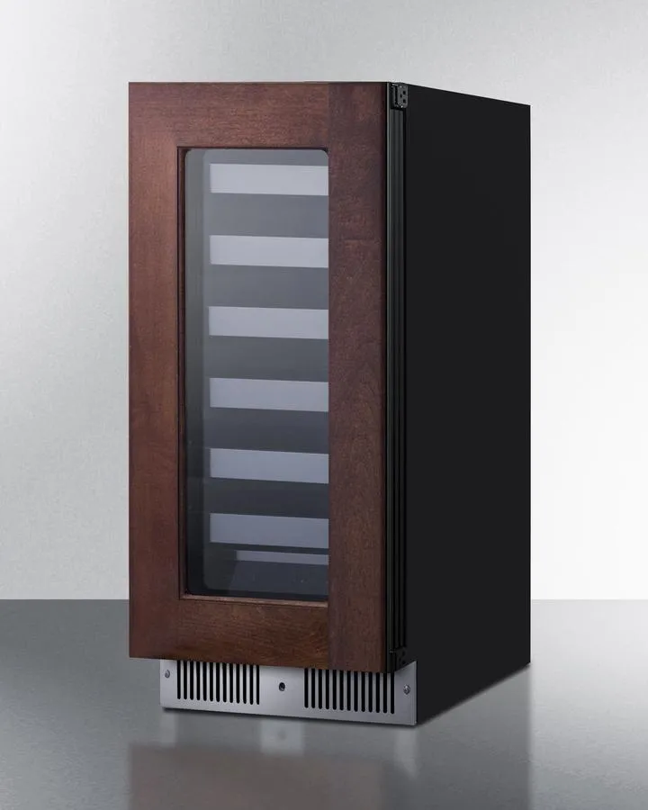 Summit SDHW1532PNRLHD 15" Wide Built-In Wine Cellar (Panel Not Included)