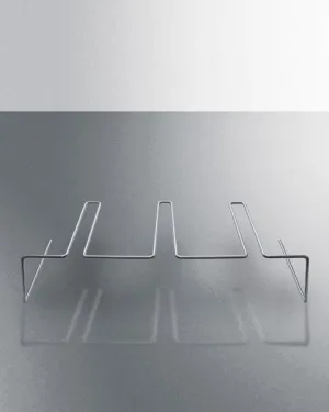 Summit SHELFKITSCR24 Stainless Steel Shelf Lets You Hang Martini Glasses & Other Stemware Inside The Scr2466