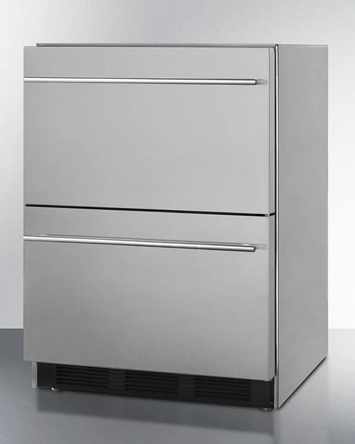 Summit SP6DBS2D7 24" Wide 2-Drawer All-Refrigerator