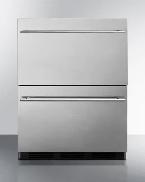 Summit SP6DBS2D7 24" Wide 2-Drawer All-Refrigerator