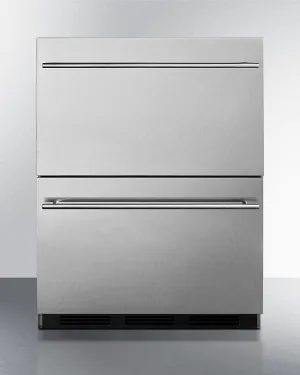 Summit SP6DBS2D7ADA 24" Wide 2-Drawer All-Refrigerator, Ada Compliant