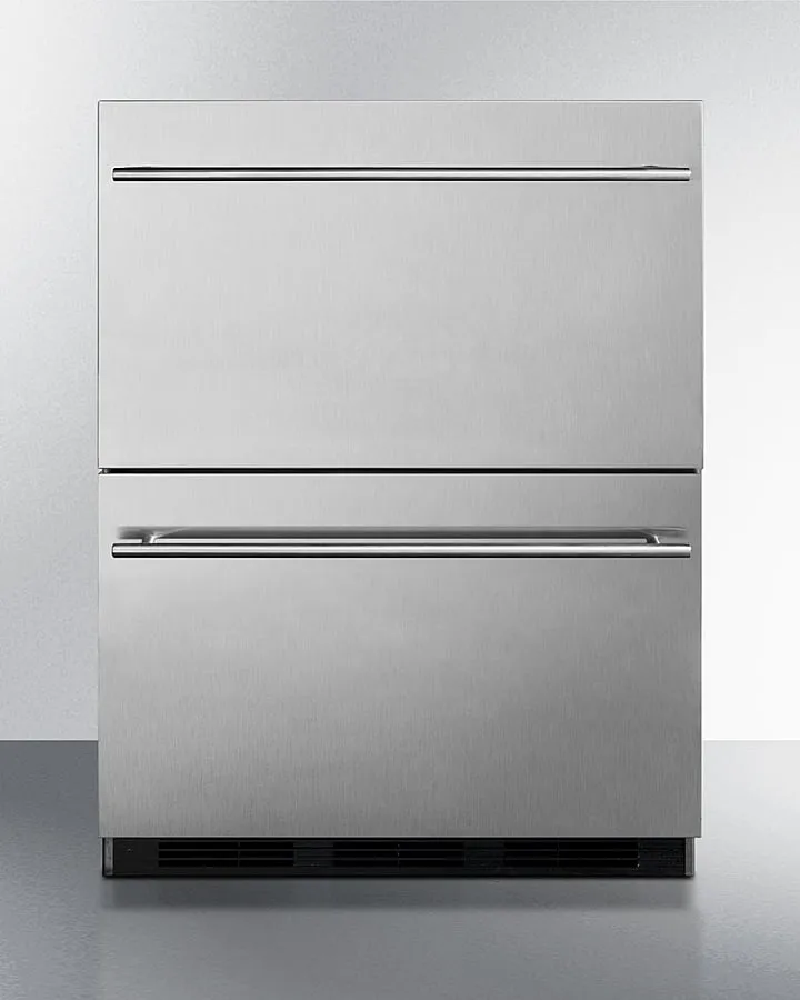 Summit SP6DBS2D7ADA 24" Wide 2-Drawer All-Refrigerator, Ada Compliant