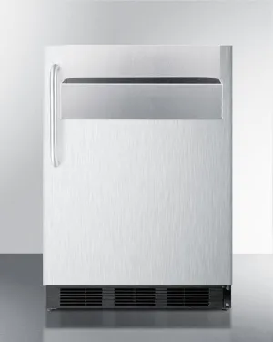 Summit SPR7BOSSTSR 24" Wide Outdoor All-Refrigerator, With Speed Rail