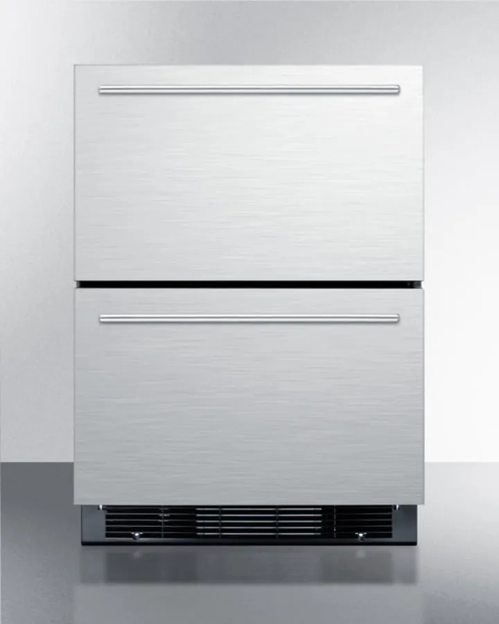 Summit SPRF2D5 24" Wide 2-Drawer Refrigerator-Freezer