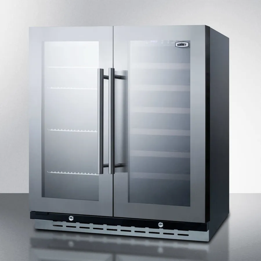 Summit SWBV3067B 30" Wide Built-In Wine/Beverage Center