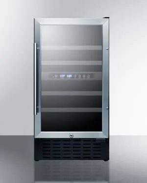 Summit SWC182ZCSSADA 18" Wide Built-In Wine Cellar, Ada Compliant