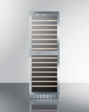Summit SWC1875BCSS 24" Wide Wine Cellar