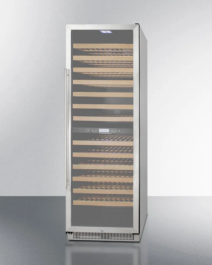 Summit SWC1966BCSS 24" Wide Dual Zone Wine Cellar