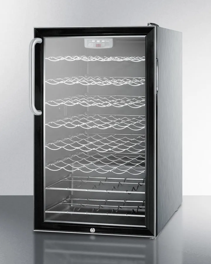 Summit SWC525LCSS 20" Wide Built-In Wine Cellar