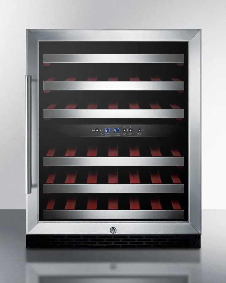 Summit SWC530BLBISTADA 24" Wide Built-In Wine Cellar, Ada Compliant