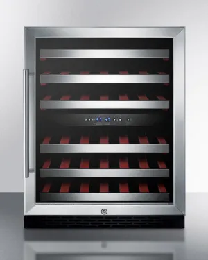 Summit SWC530BLBISTADA 24" Wide Built-In Wine Cellar, Ada Compliant