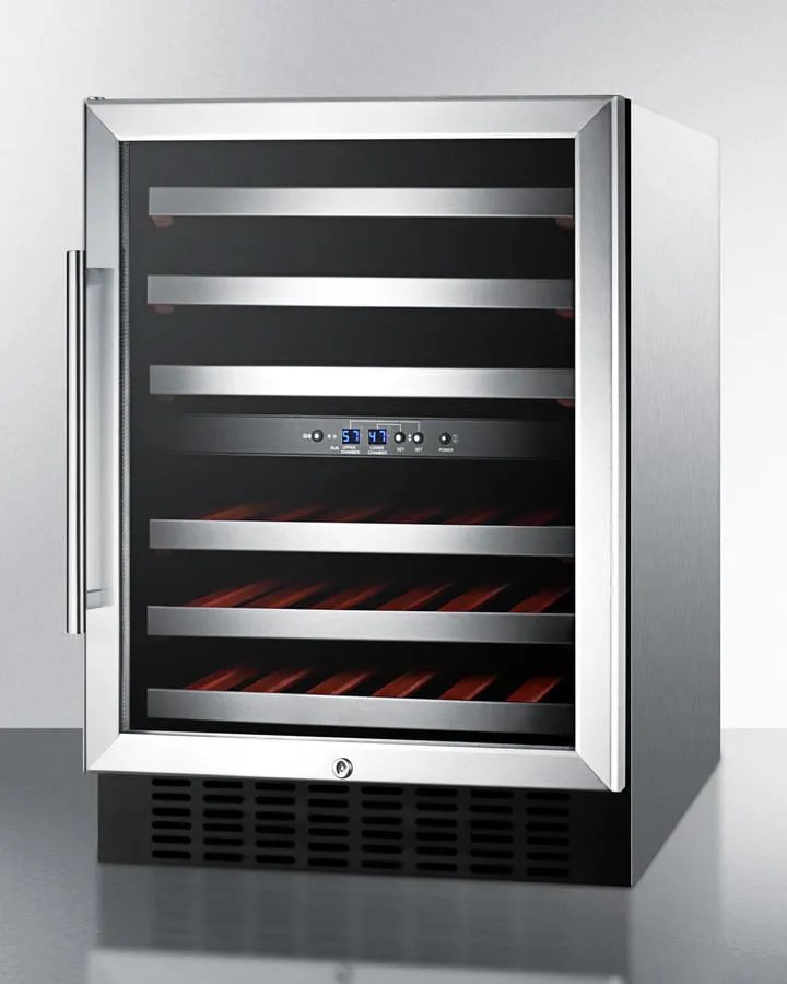 Summit SWC530BLBISTCSS 24" Wide Built-In Wine Cellar