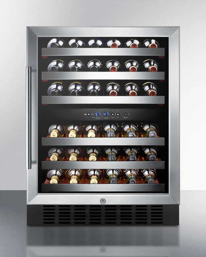 Summit SWC530BLBISTCSSADA 24" Wide Built-In Wine Cellar, Ada Compliant