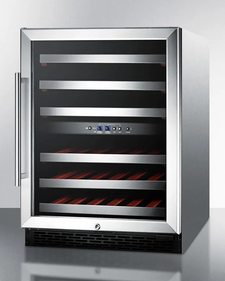 Summit SWC530BLBISTCSSADA 24" Wide Built-In Wine Cellar, Ada Compliant