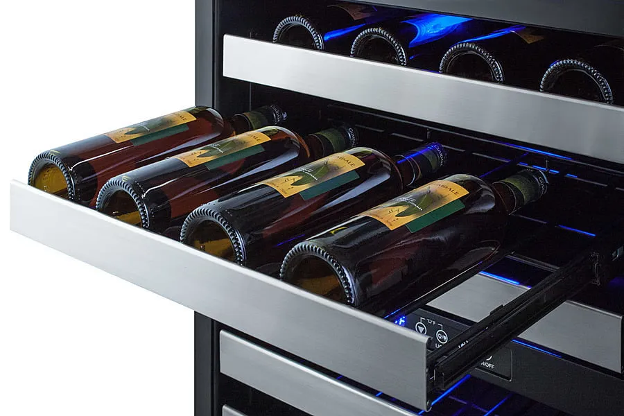 Summit SWC532BLBISTPNR 24" Wide Built-In Wine Cellar