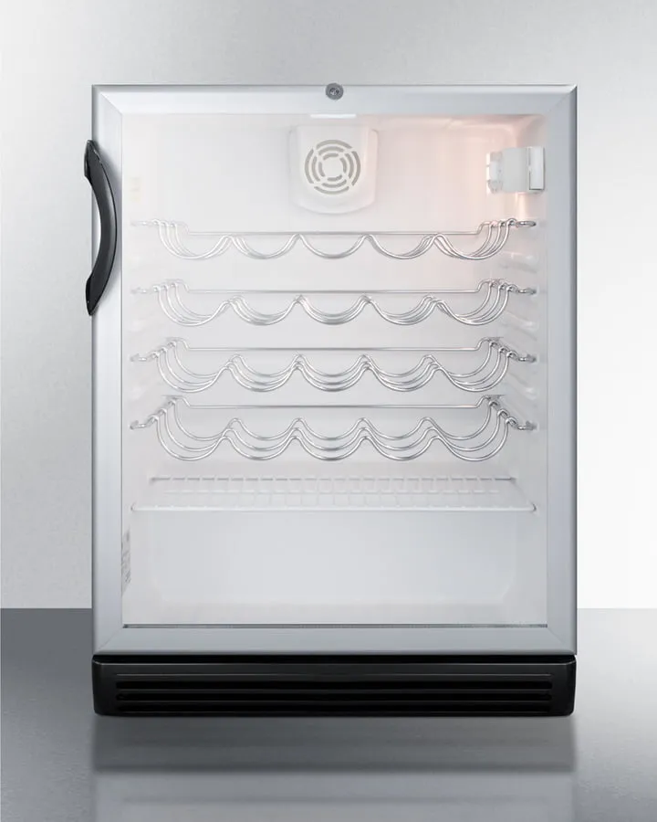 Summit SWC6GBLADA 24" Wide Wine Cellar, Ada Compliant