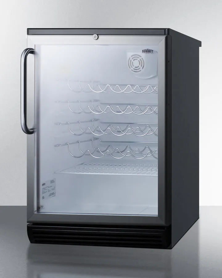 Summit SWC6GBLBITB 24" Wide Built-In Wine Cellar