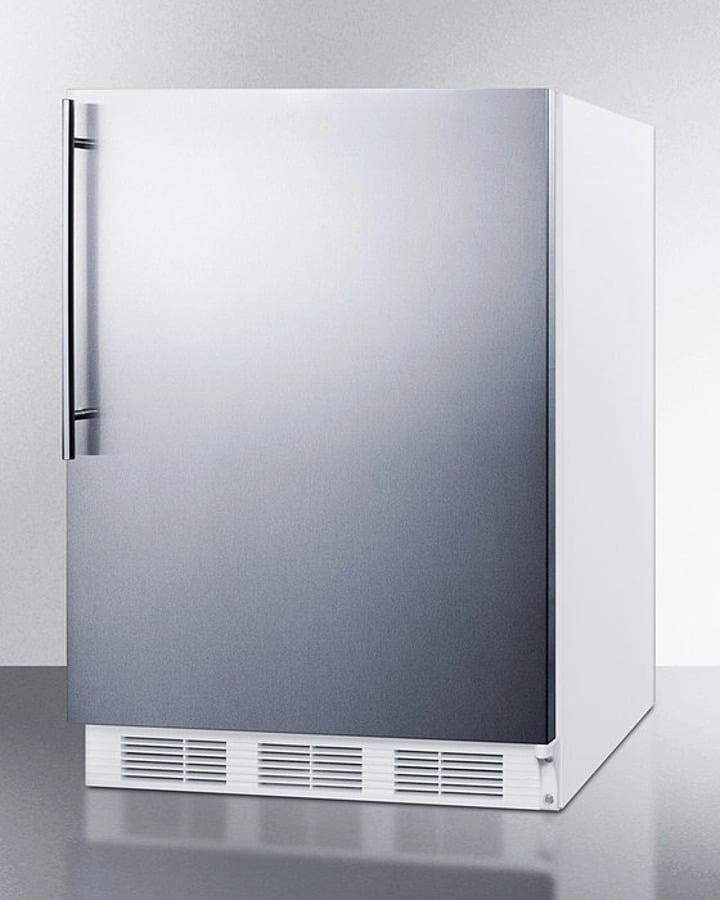 Summit CT661WBISSHVADA 24" Wide Built-In Refrigerator-Freezer, Ada Compliant