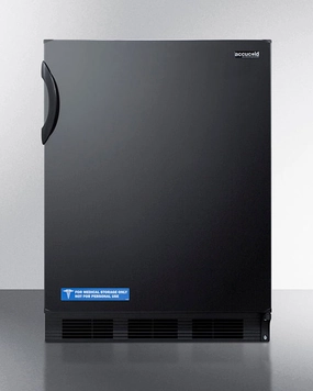 Summit CT66BK Freestanding Refrigerator-Freezer For General Purpose Use, With Dual Evaporator Cooling, Cycle Defrost, And Black Exterior