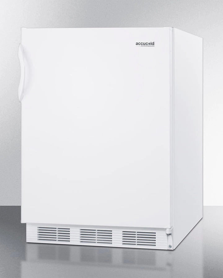 Summit CT66W Freestanding Refrigerator-Freezer For General Purpose Use, With Dual Evaporator Cooling, Cycle Defrost, And White Exterior