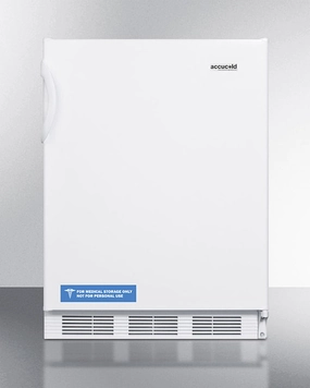 Summit CT66W Freestanding Refrigerator-Freezer For General Purpose Use, With Dual Evaporator Cooling, Cycle Defrost, And White Exterior