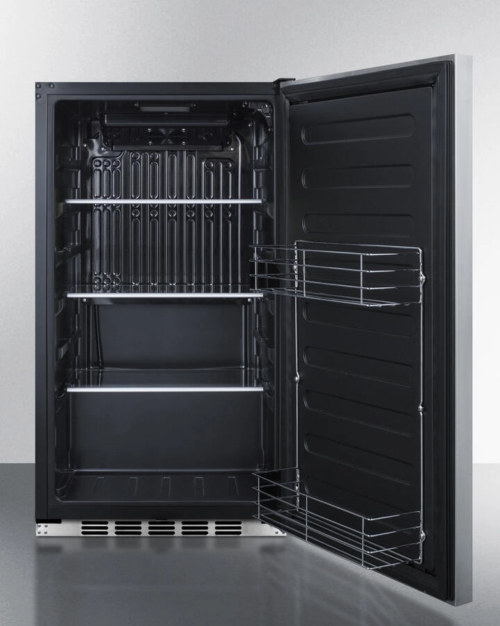 Summit FF195H34CSS Shallow Depth Built-In All-Refrigerator