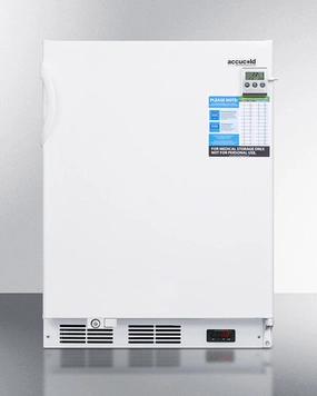 Summit FF7LWBIVACADA Built-In Ada Undercounter Medical All-Refrigerator For Temperature Stable Medical Storage, With Interior Basket Drawers, Internal Fan, Lock, And More