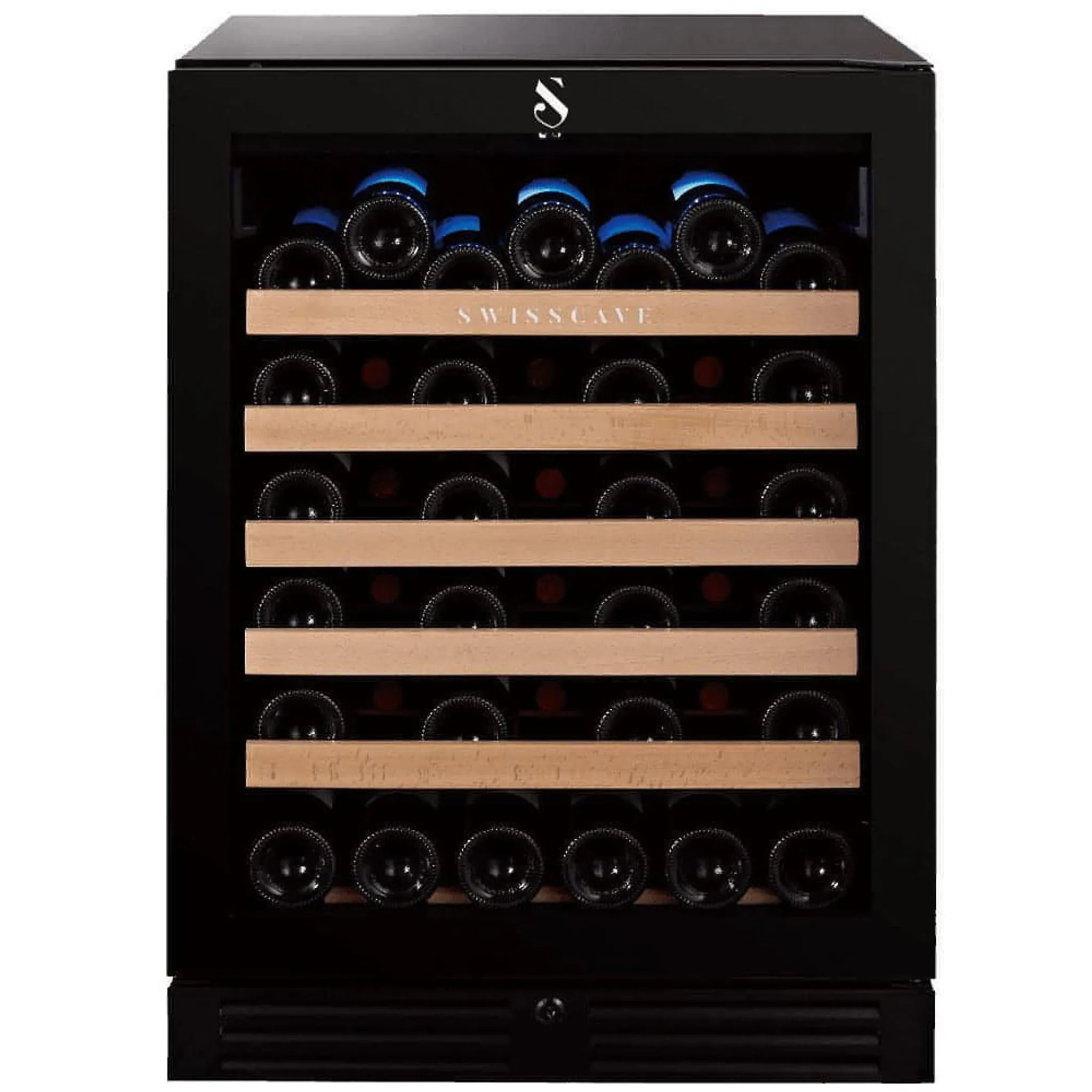 SWISSCAVE Classic - 600mm - 47 Bottles - Freestanding / Built in Wine Cooler - WLB-155F