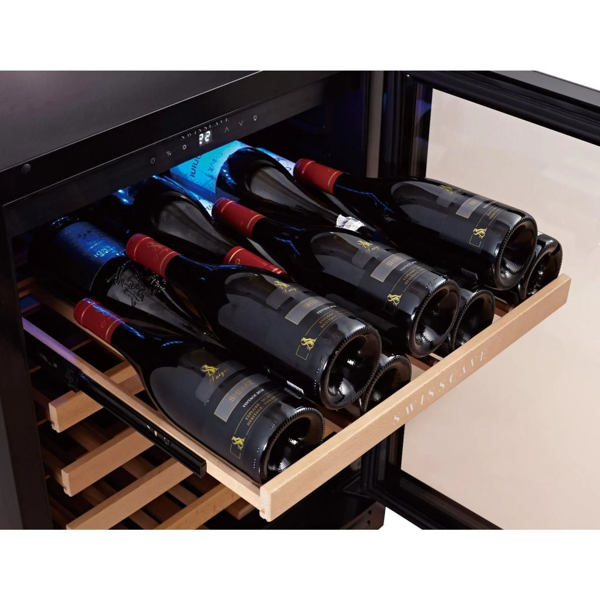 SWISSCAVE Classic - 600mm - 47 Bottles - Freestanding / Built in Wine Cooler - WLB-155F