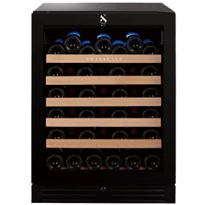 SWISSCAVE Classic - 600mm - 47 Bottles - Freestanding / Built in Wine Cooler - WLB-155F
