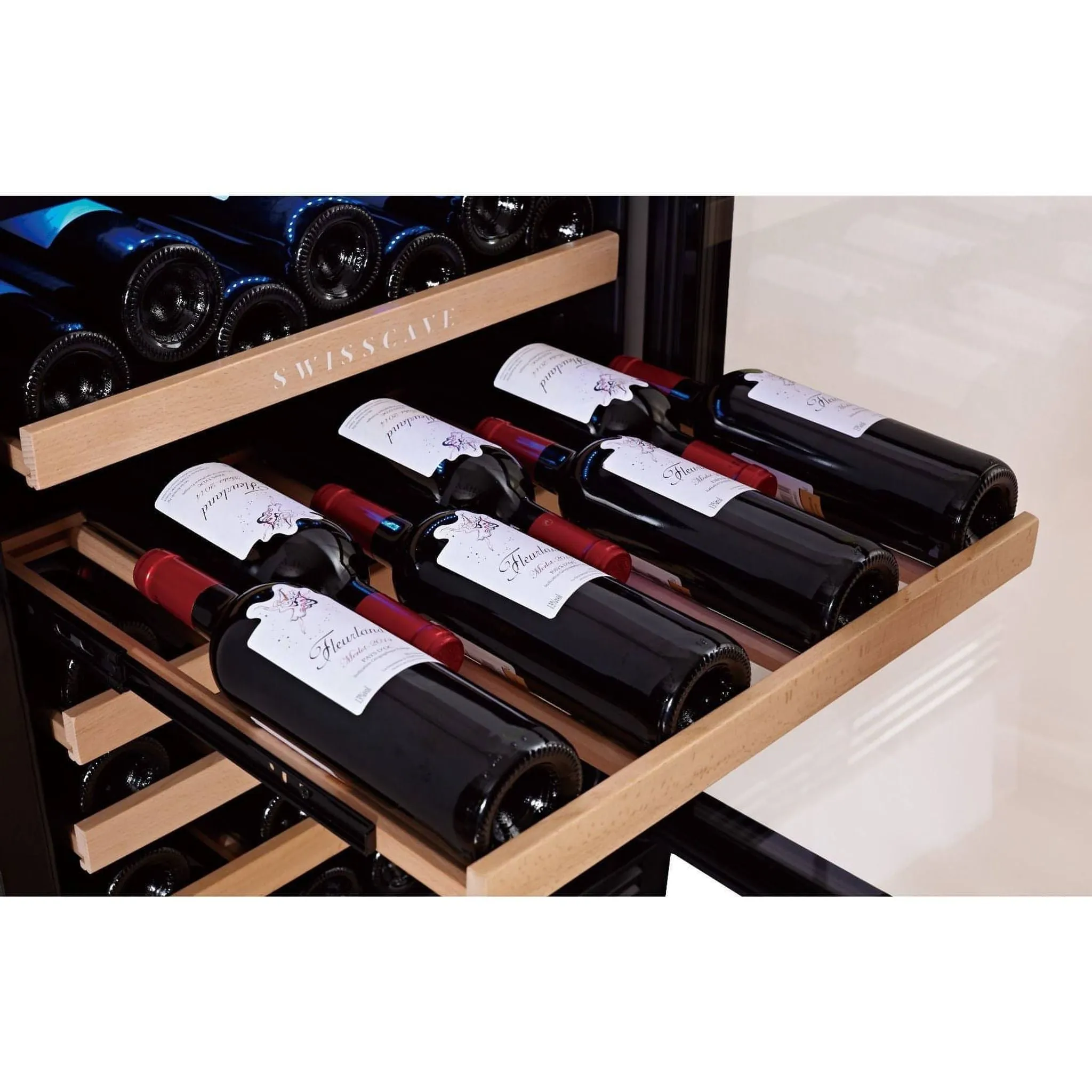 SWISSCAVE Classic - 600mm - 47 Bottles - Freestanding / Built in Wine Cooler - WLB-155F