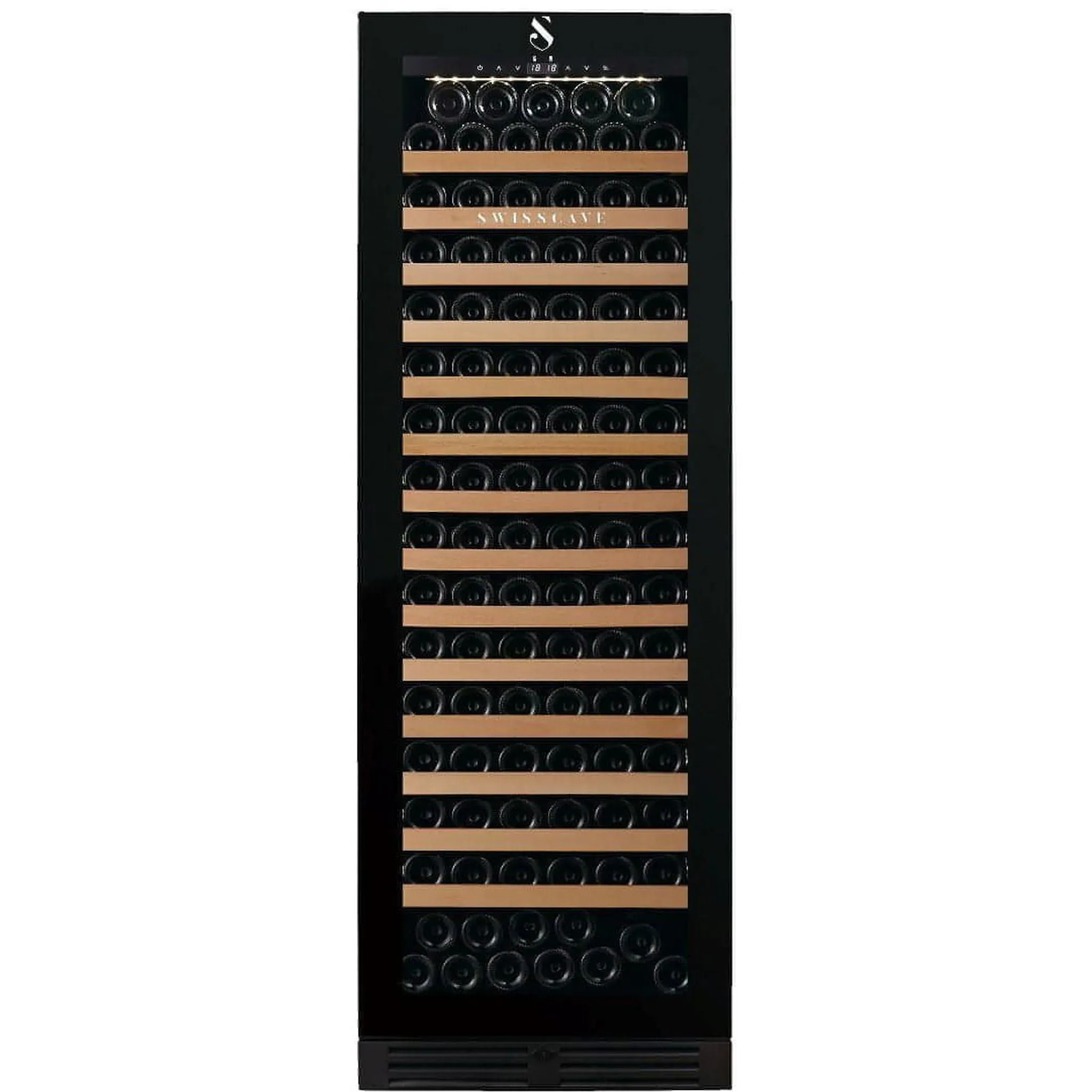 SWISSCAVE Premium - 600mm - 163 Bottle - Freestanding / Built in Wine Cooler - WLB-460F-MIX