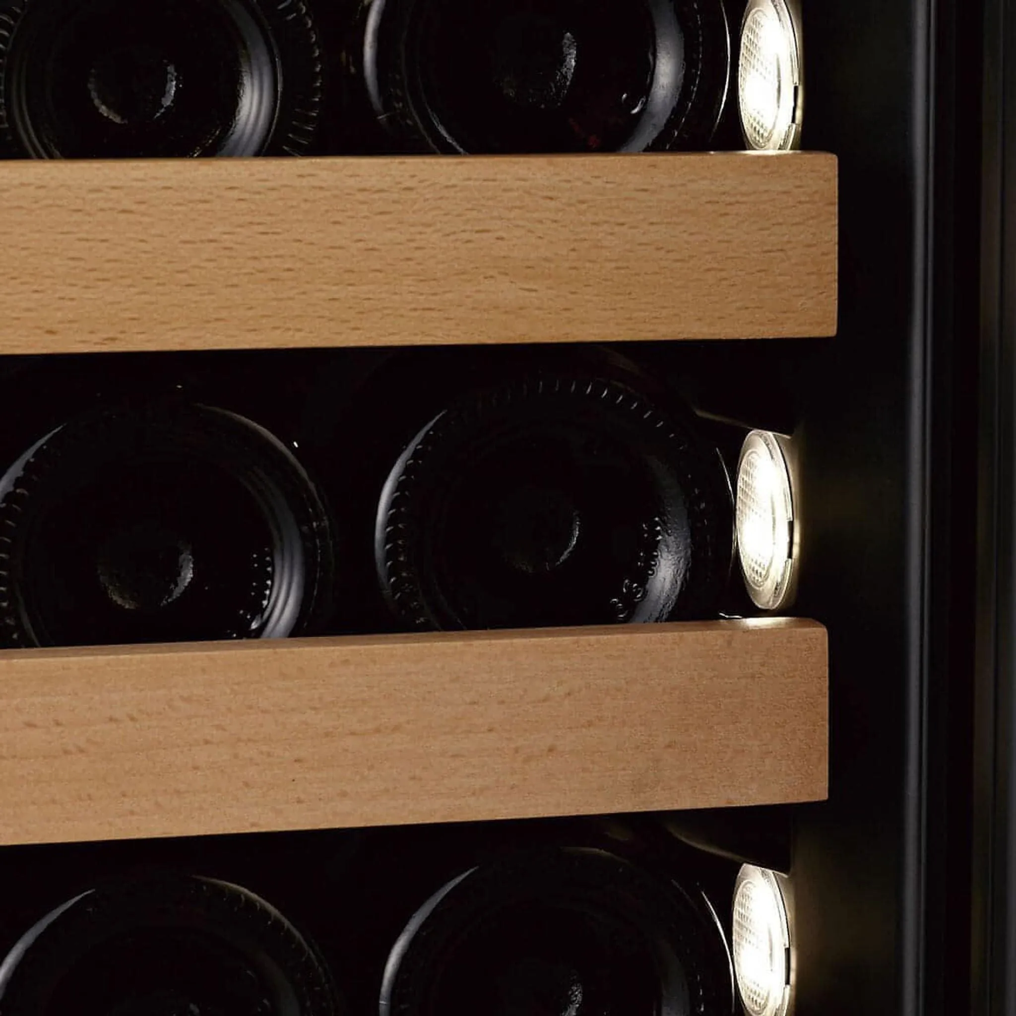 SWISSCAVE Premium - 600mm Dual Zone - 103 Bottle - Freestanding / Built in Wine Cooler - WLB-360DF-MIX