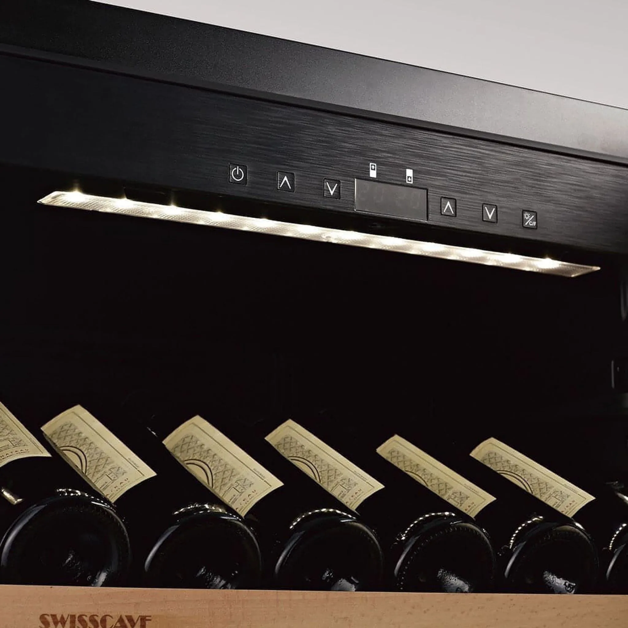 SWISSCAVE Premium - 600mm Dual Zone - 152 Bottle - Freestanding / Built in Wine Cooler - WLB-460DF-MIX