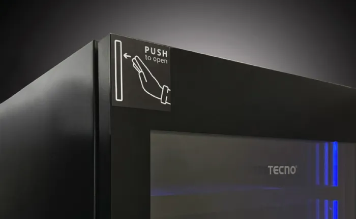 Tecno SH 34D 34 Bottle Built-in Wine Chiller (Full Black) SH34D