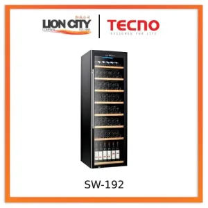 Tecno Uno SW 192 Wine Chiller Black 480L, 183 Btls (750ml)