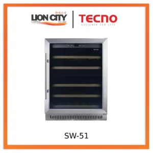 Tecno Uno SW 51 Wine Chiller Stainless Steel 154L, 45 Btls (750ml)