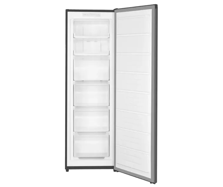 Tecno Uno TFF 208 S Upright Freezer S/S look 204L, Frost Free, Reversible Door