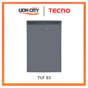 Tecno Uno TUF 83 Upright Freezer S/S look 270L, Reversible Door