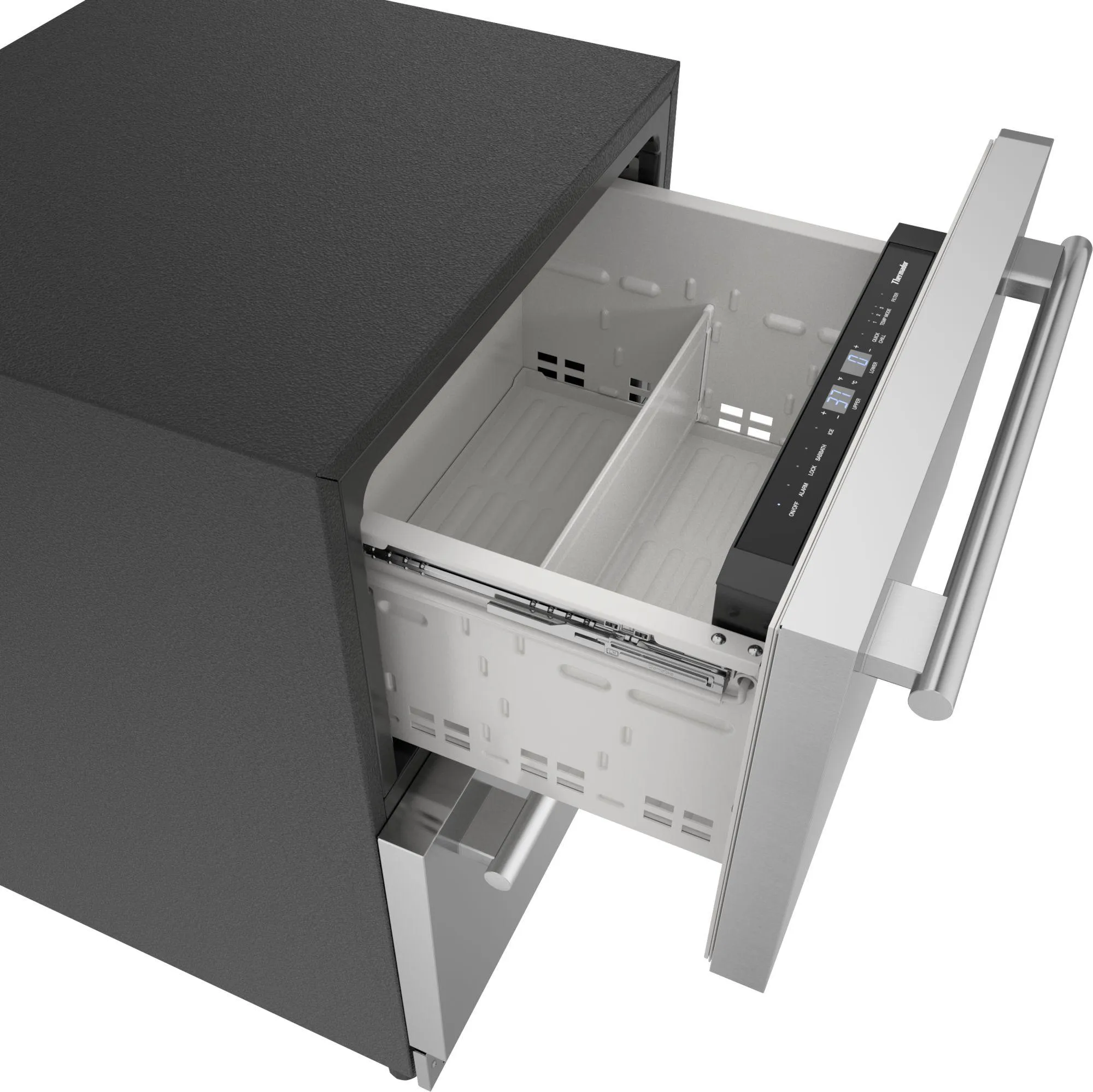 Thermador T24UC915DS Freedom 24 Inch Uc Refrigerator Freezer, Master 24'' Masterpiece Stainless Steel T24Uc915Ds