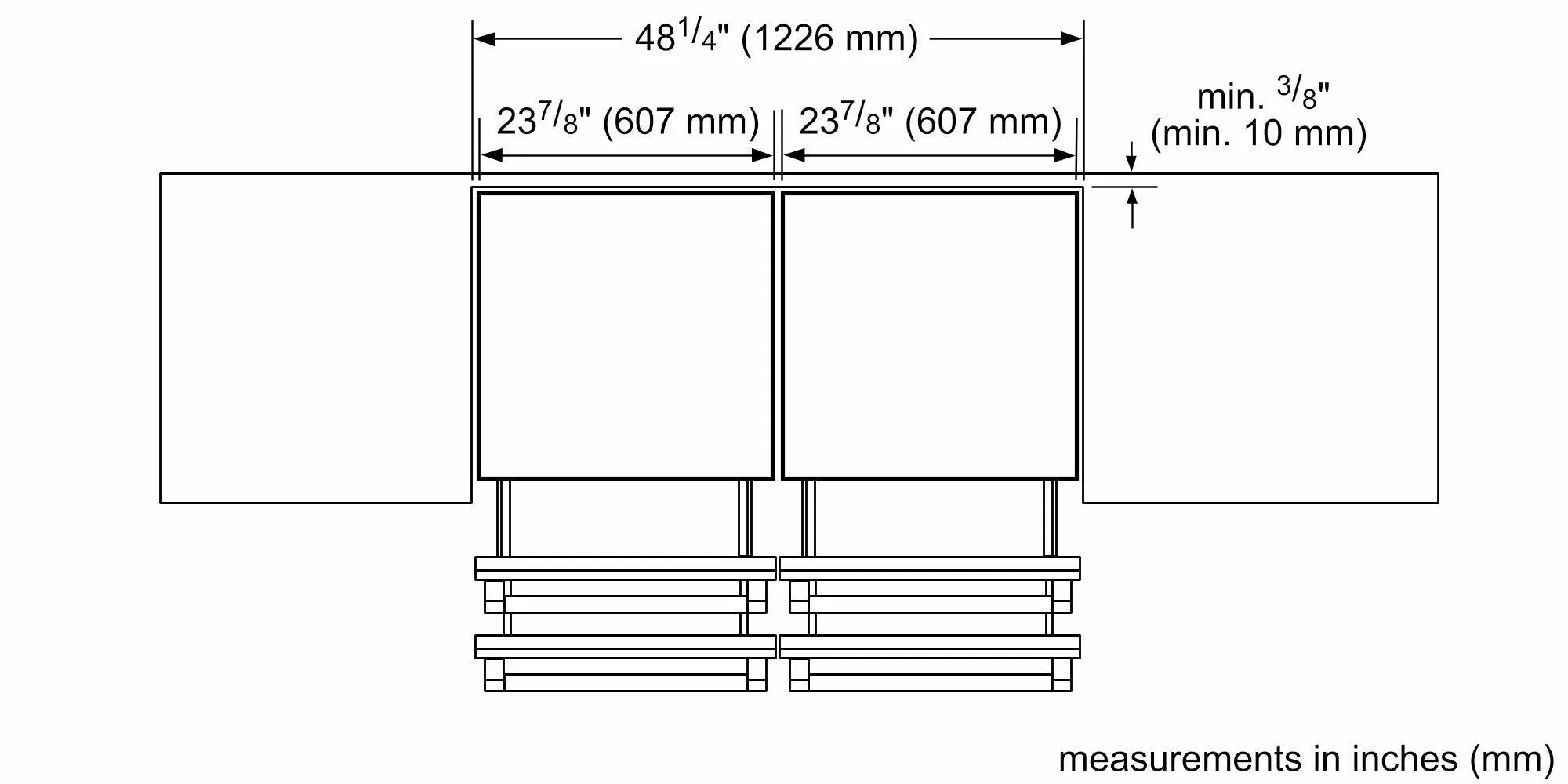 Thermador T24UC915DS Freedom 24 Inch Uc Refrigerator Freezer, Master 24'' Masterpiece Stainless Steel T24Uc915Ds