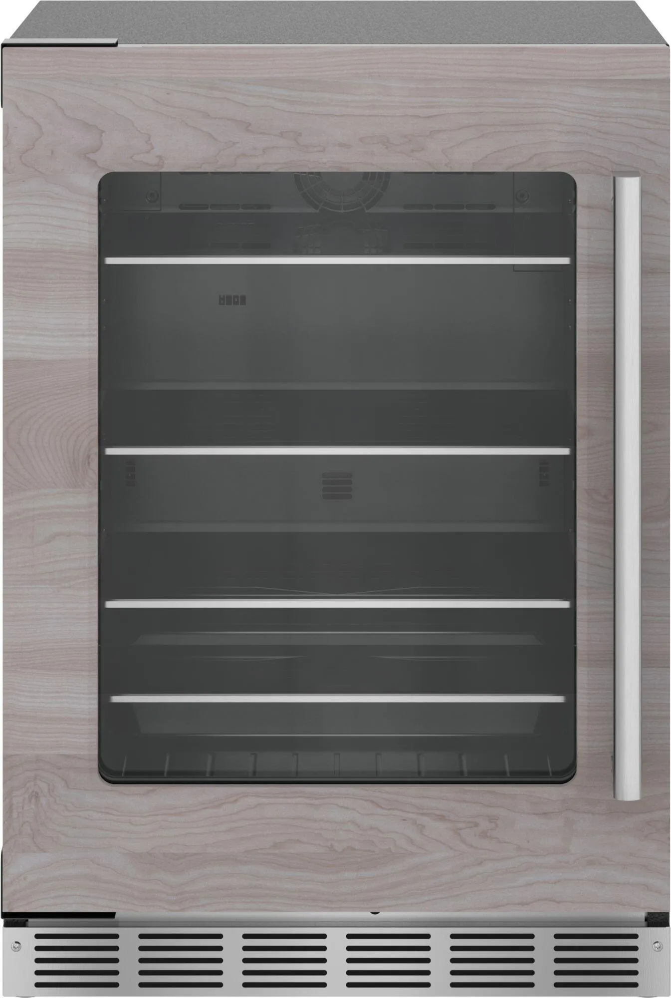 Thermador T24UR905LP Freedom Glass Door Refrigeration 24'' Soft Close Flat Hinge T24Ur905Lp
