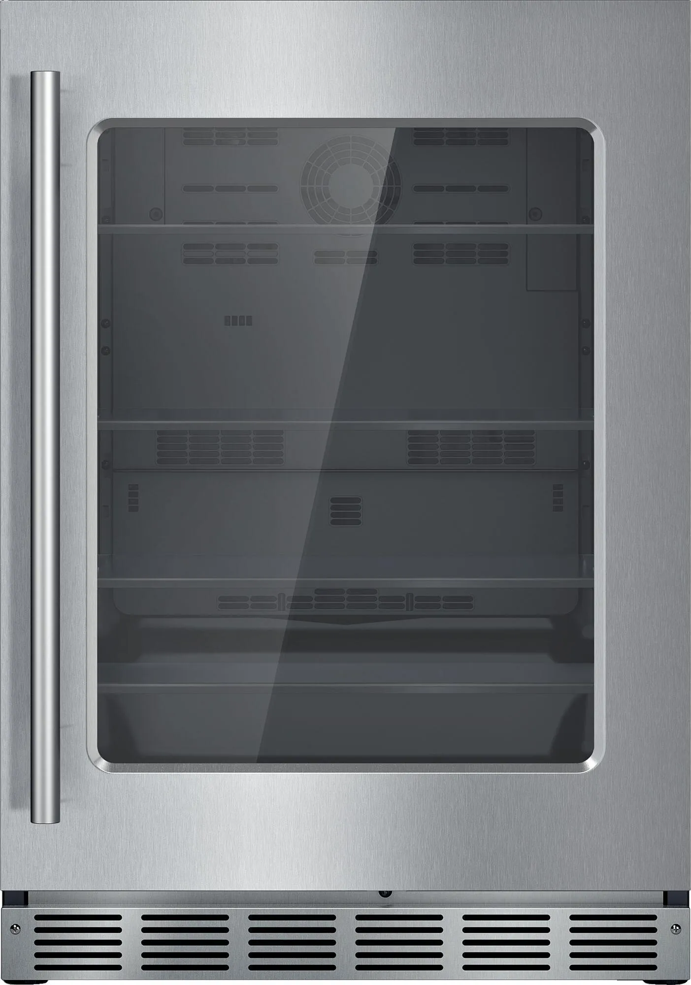Thermador T24UR915RS Freedom Glass Door Refrigeration 24'' Professional Soft Close Flat Hinge T24Ur915Rs