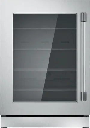 Thermador T24UR920LS 24-Inch Under-Counter Glass Door Refrigerator