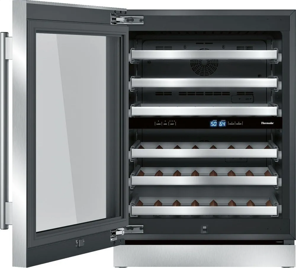 Thermador T24UW910LS 24-Inch Under-Counter Wine Reserve With Glass Door
