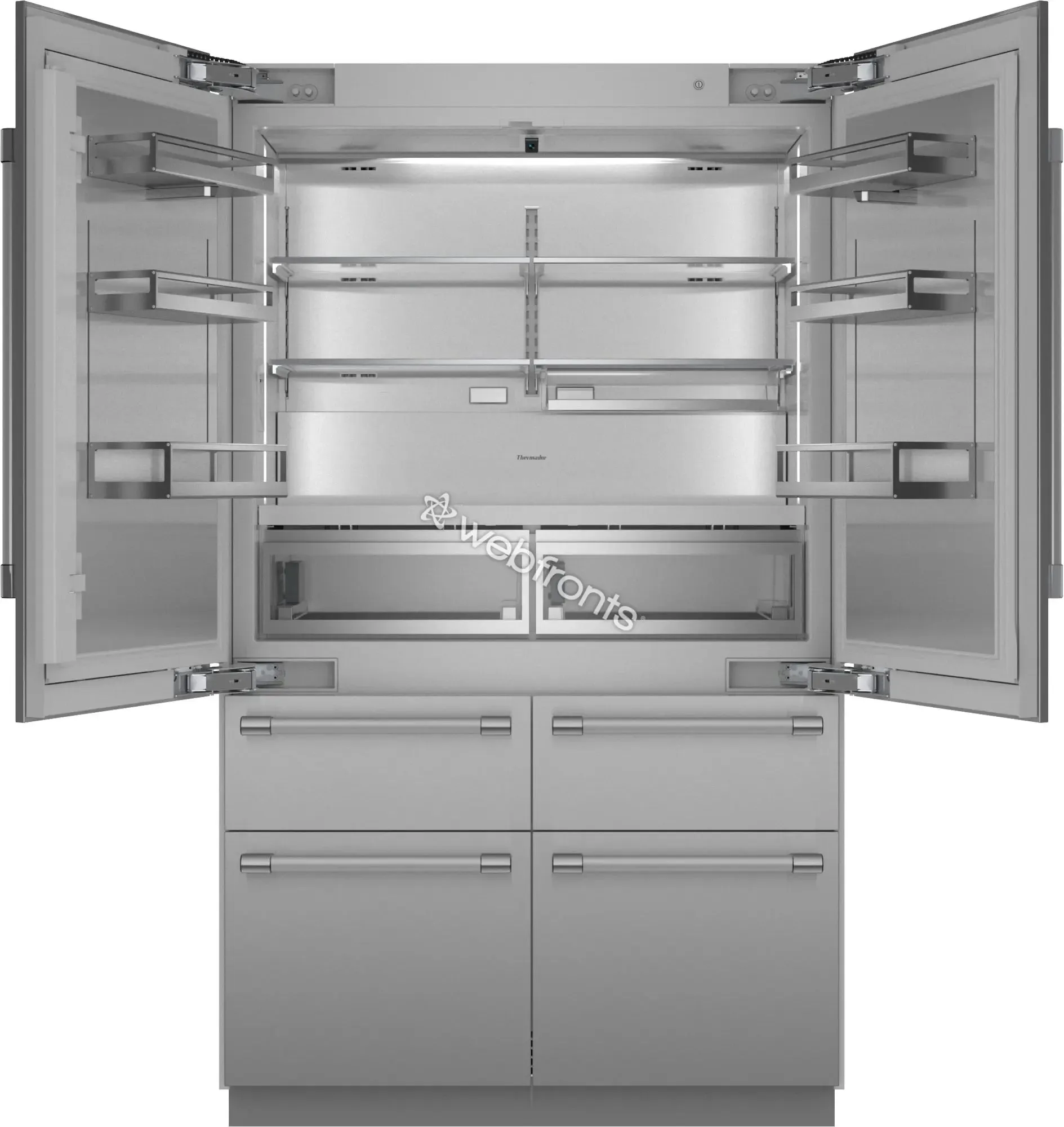 Thermador T48BT120NS  Built-In French Door Bottom Freezer Thermador Us
