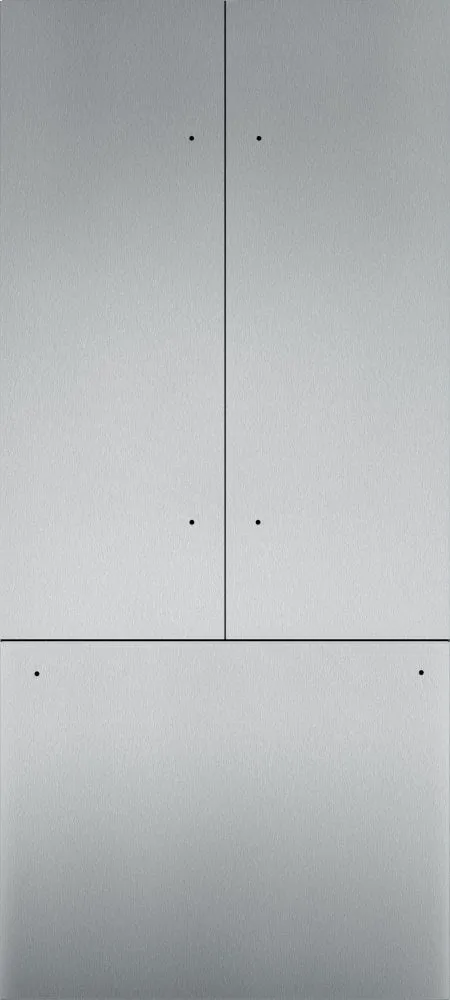 Thermador TFL36IT800 36" Stainless Steel Panel Set For French Door - Flat Tfl36It800