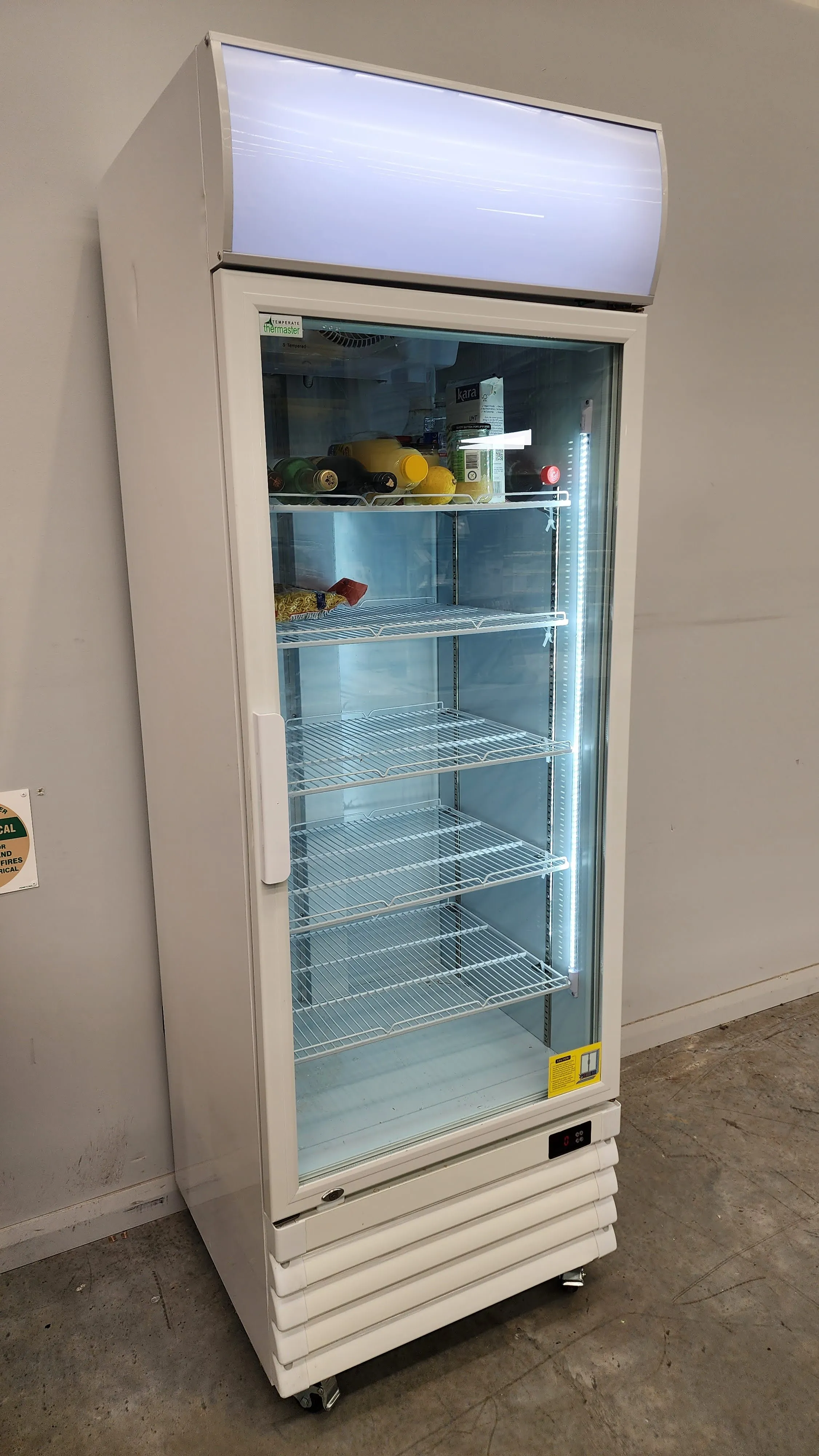 Thermaster 400L Upright Single Glass Door Freezer  LG-400PF